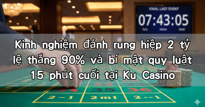 Kinh nghiệm đánh rung hiệp 2 tỷ lệ thắng 90% và bí mật quy luật 15 phút cuối tại Ku Casino